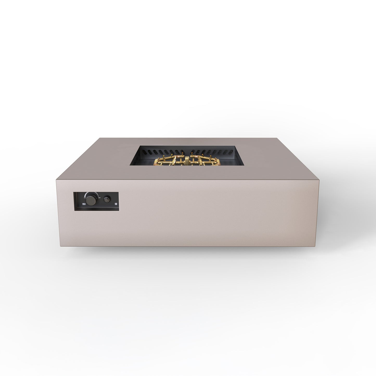 AON Square Metal Fire Table 56"