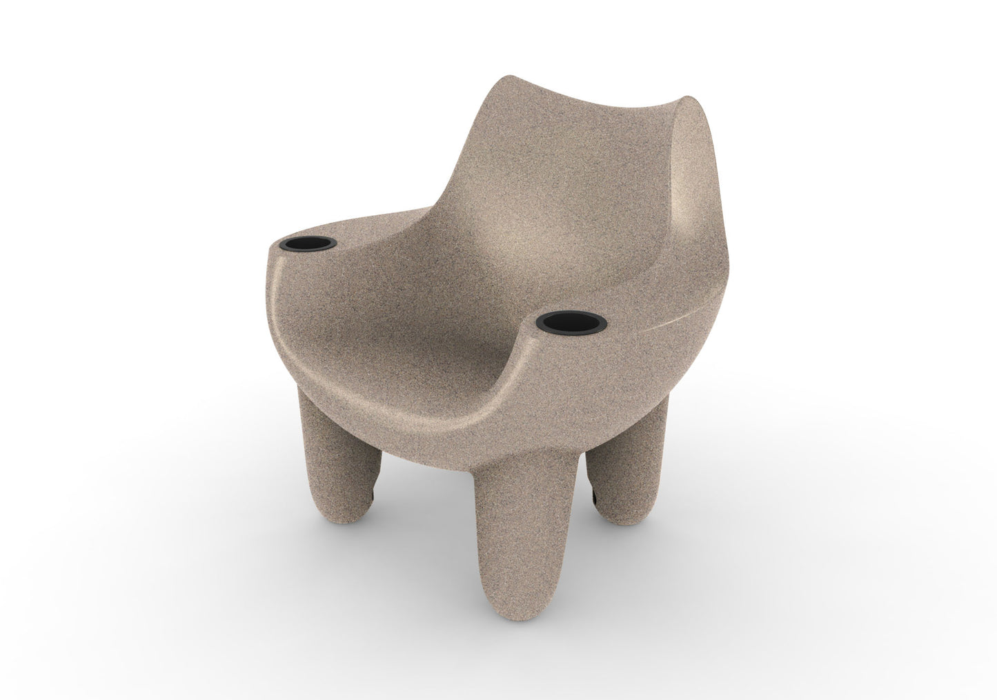 Mibster Chair Splash Series with Cupholders