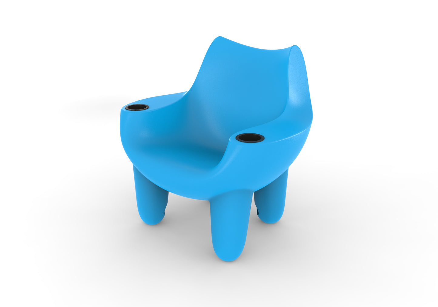 Mibster Chair Splash Series with Cupholders