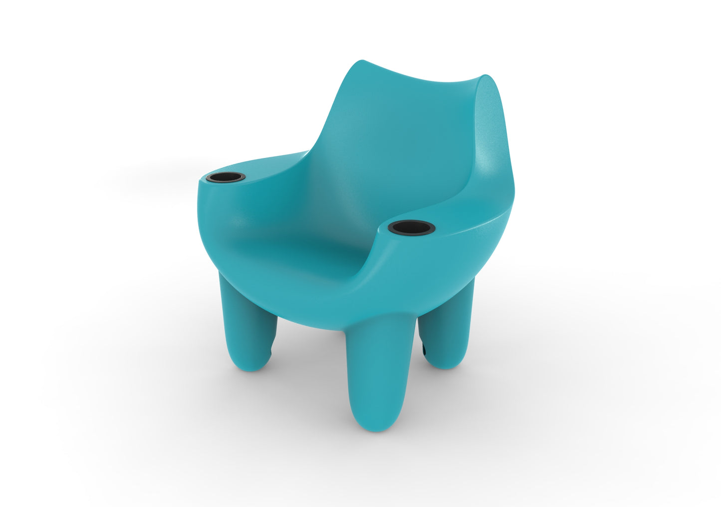 Mibster Chair Splash Series with Cupholders