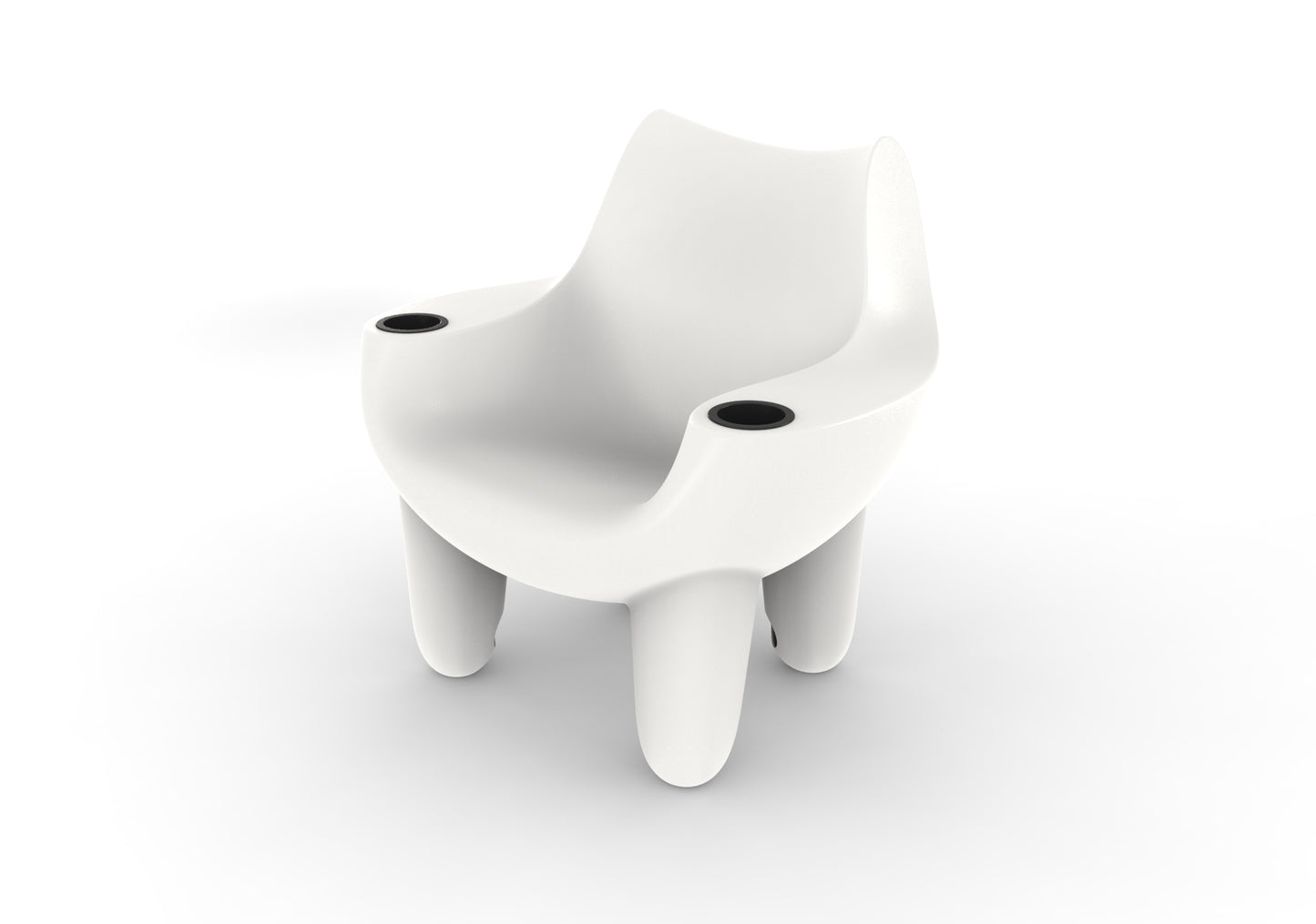 Mibster Chair Splash Series with Cupholders