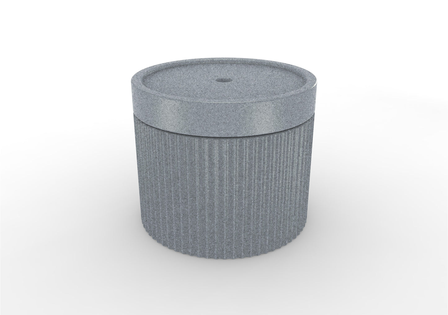 Ripple Wide Table with 2" Umbrella Hole Splash Series