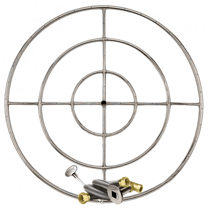 Stainless-Steel Fire Ring Burner