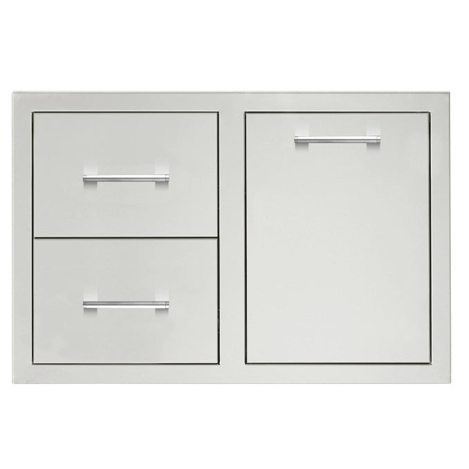 2 or 3 Drawer and Access Door Combo With Hidden Hinge