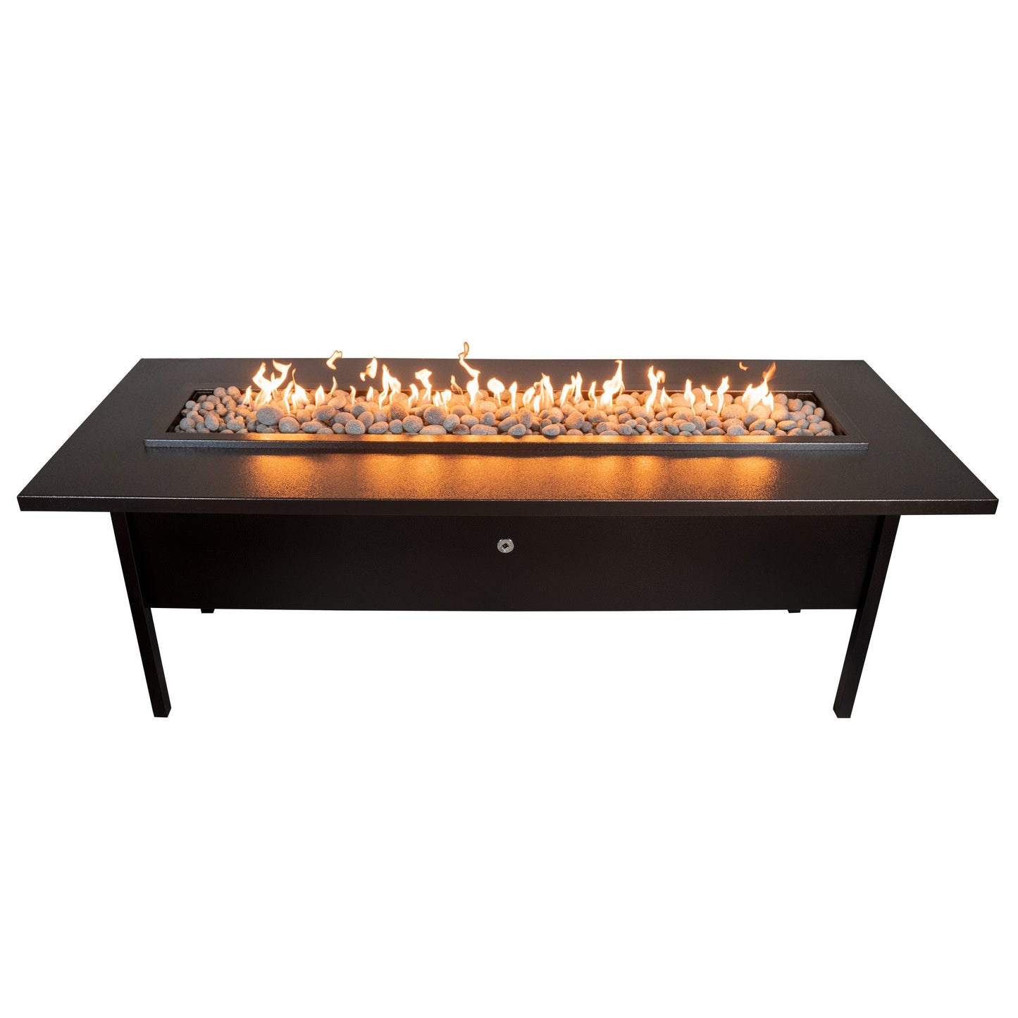 Seashore Metal Fire Table 96" - Electronic Ignition