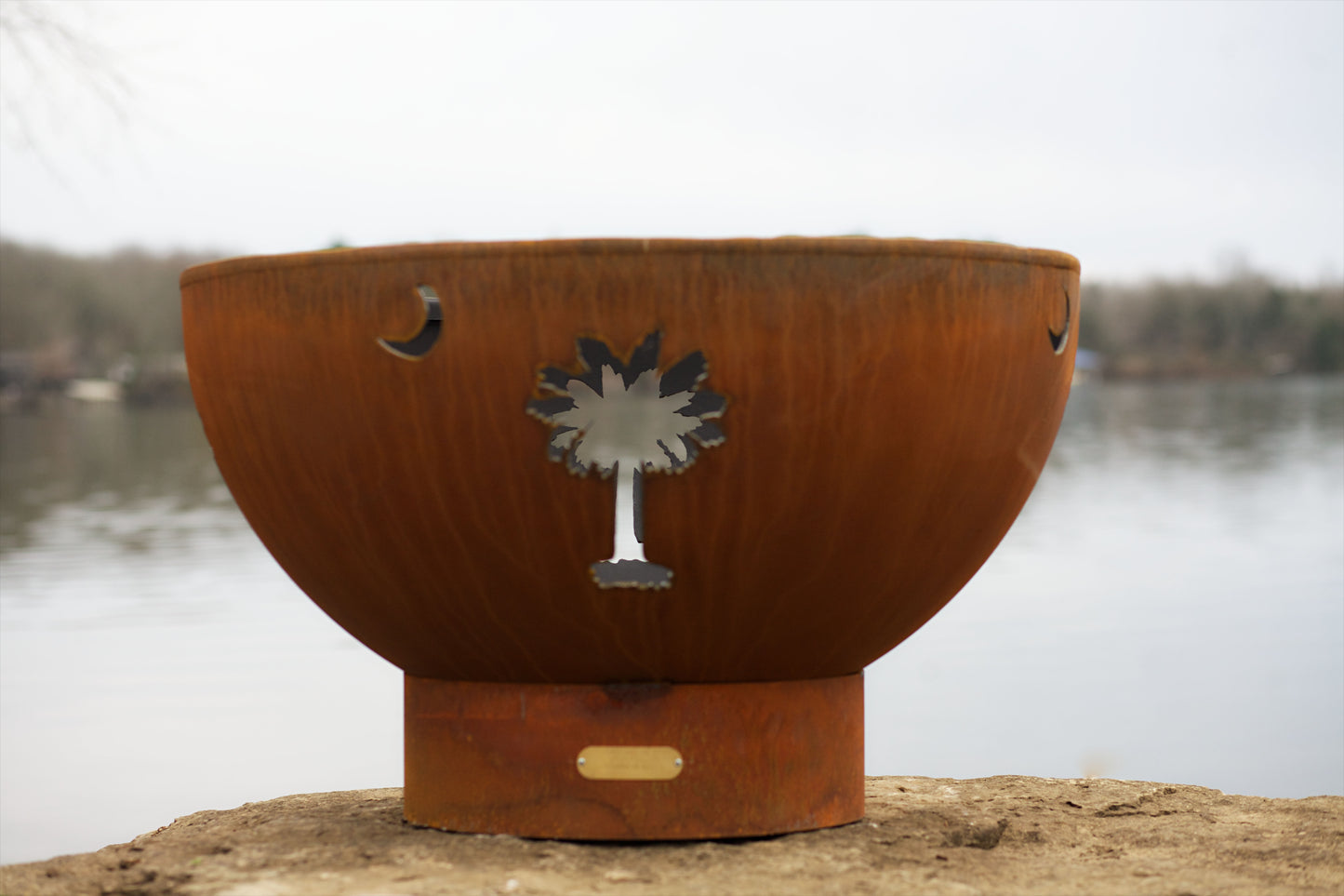 Tropical Moon - Metal Fire Pit