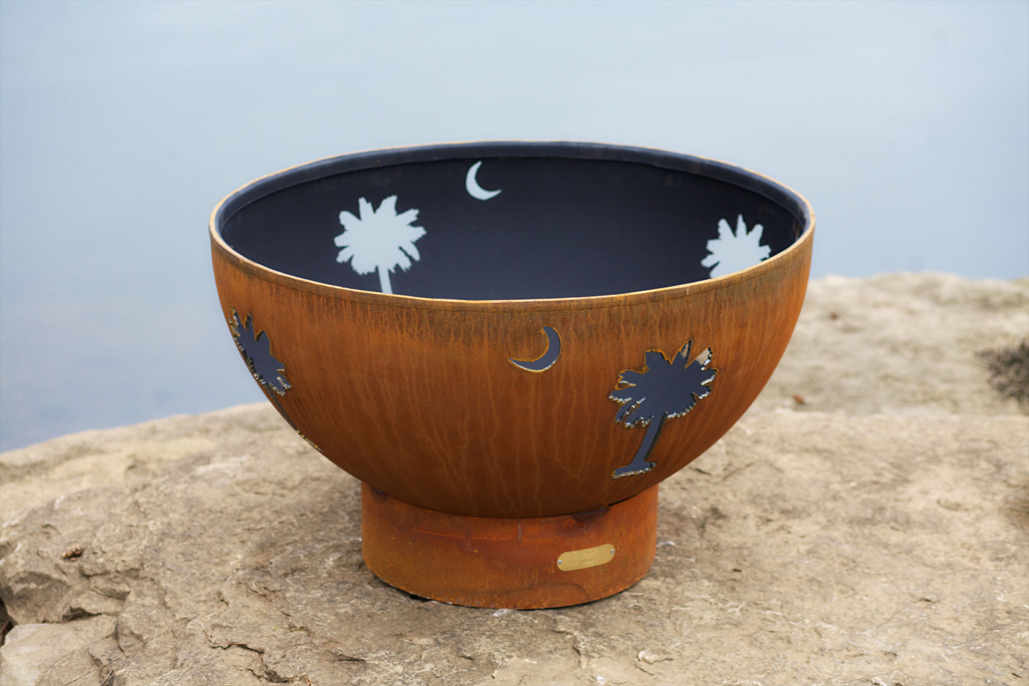 Tropical Moon - Metal Fire Pit