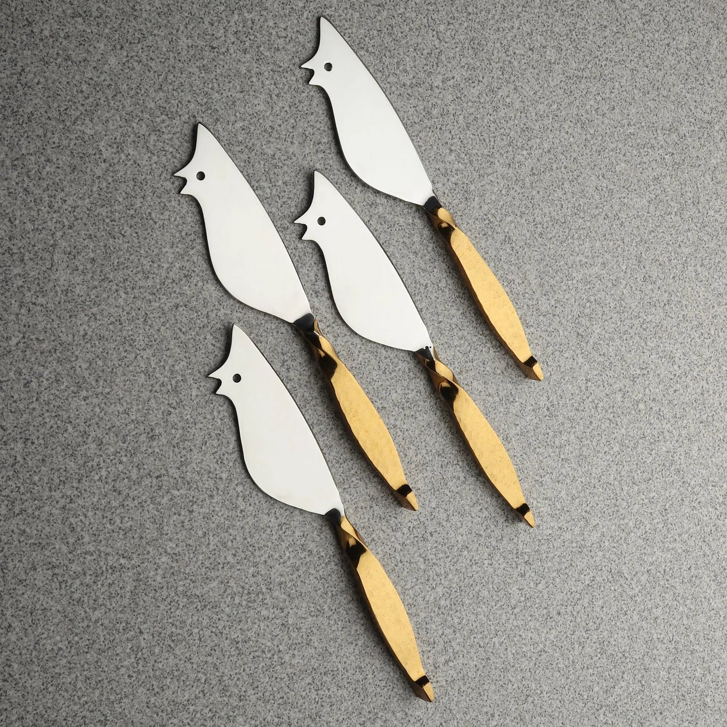 TWISTED URBAN RATONCITO Cheese Spreader and Knife 4 PC. SET