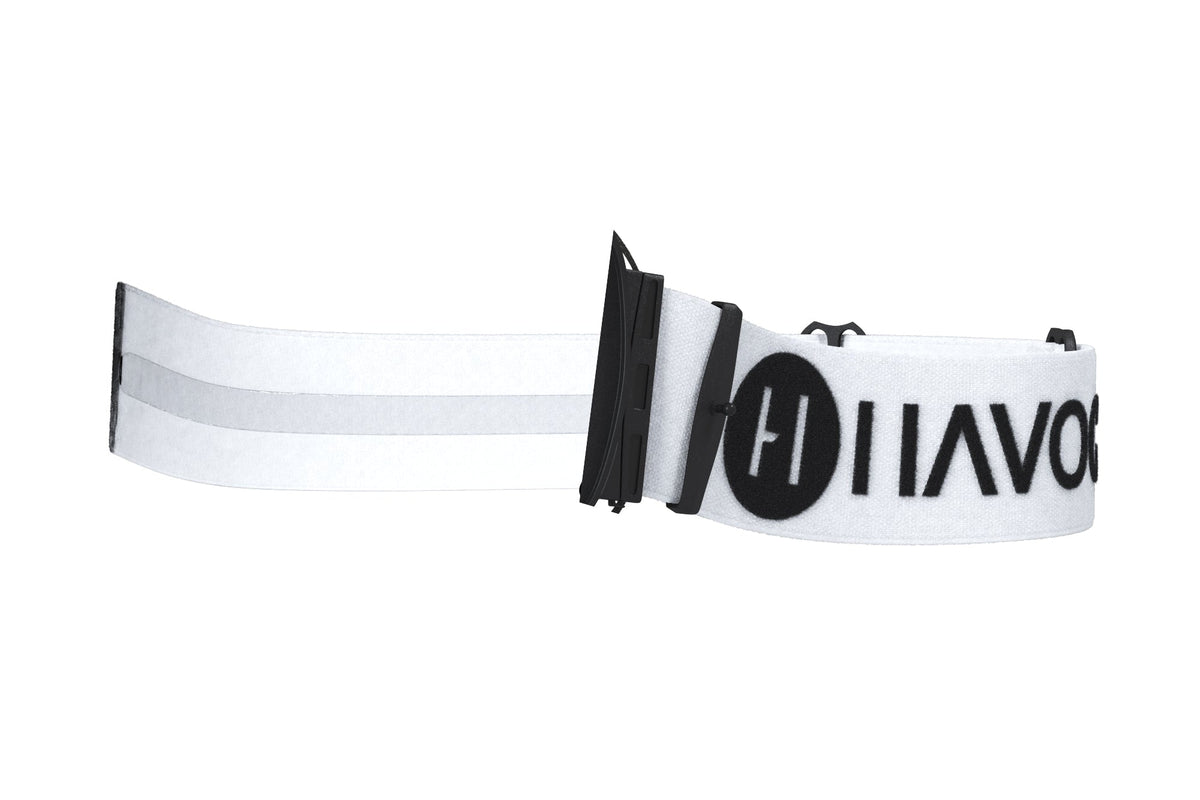 White Goggle Straps