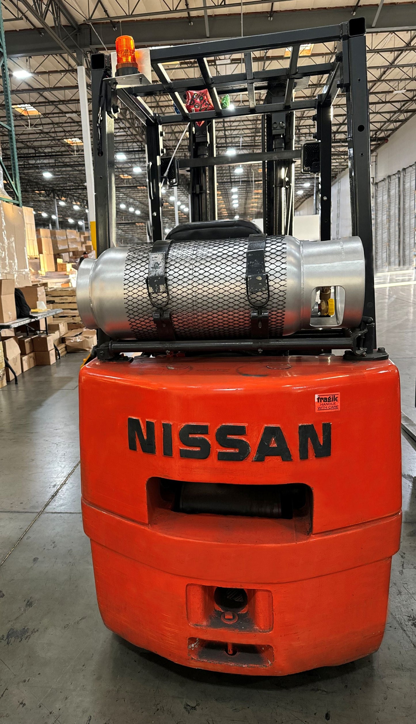 Flame King 43.5lb Aluminum Forklift Propane Tank Cylinder with Gauge