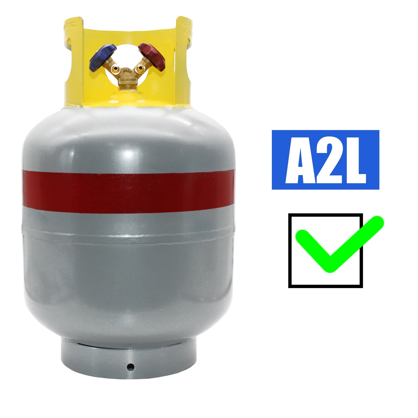 Flame King 50lb Refrigerant Recovery Cylinder Tank for A2L Refrigerants
