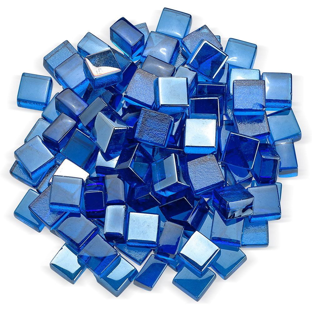 1/2" Fire Glass 2.0 Cubes - 10lbs
