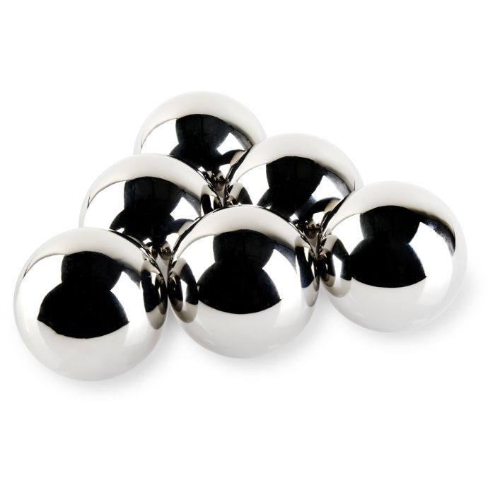 4" Lite Stone Fire Balls - Set of 6