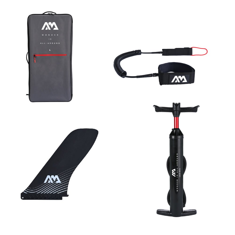 Aqua Marina Hyper Navy Touring SUP With Hydrodynamic Rail Edges & Adjustable Bungee 12FT