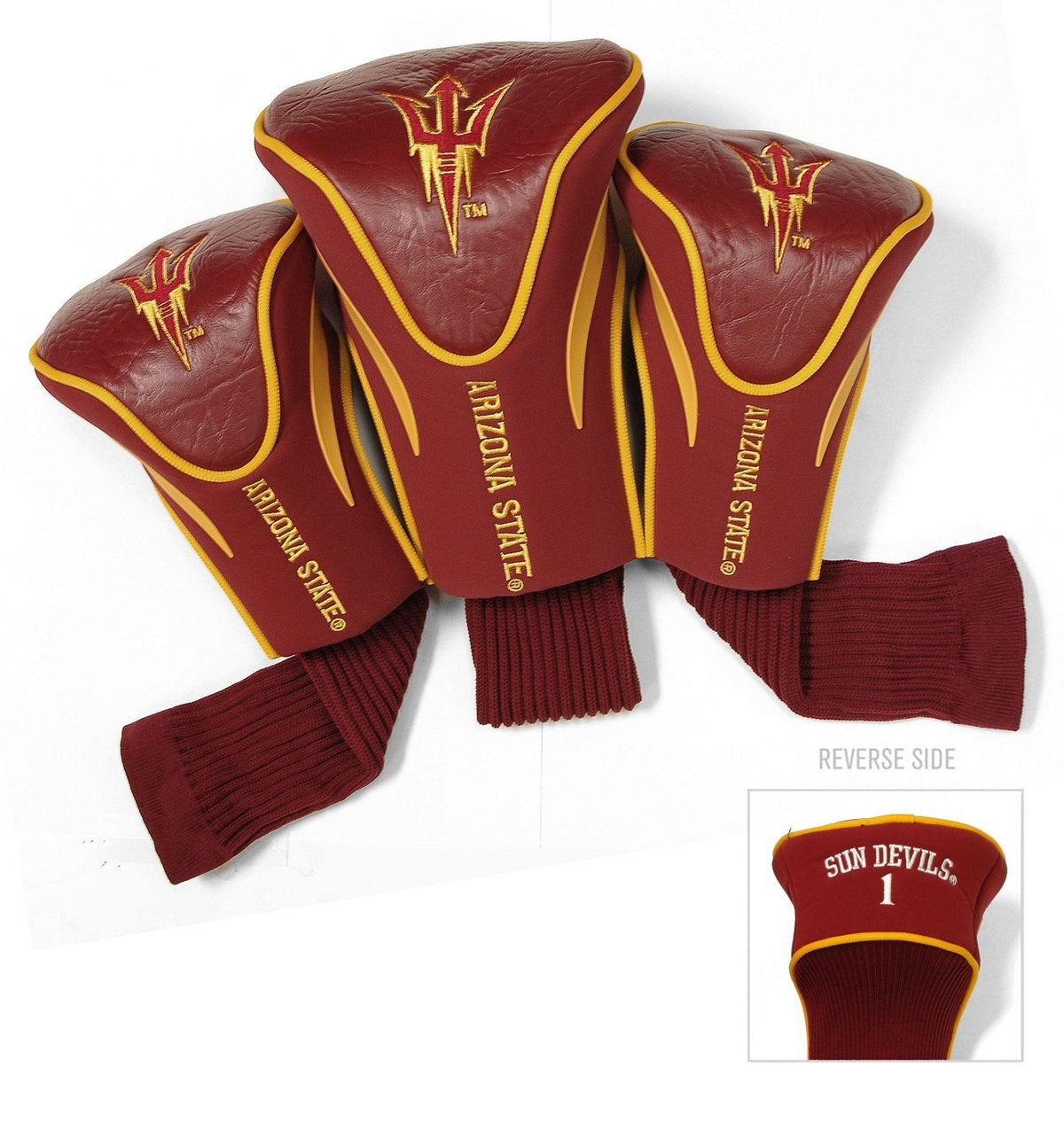 Arizona State Sun Devils 3 Pack Contour Sock Headcovers