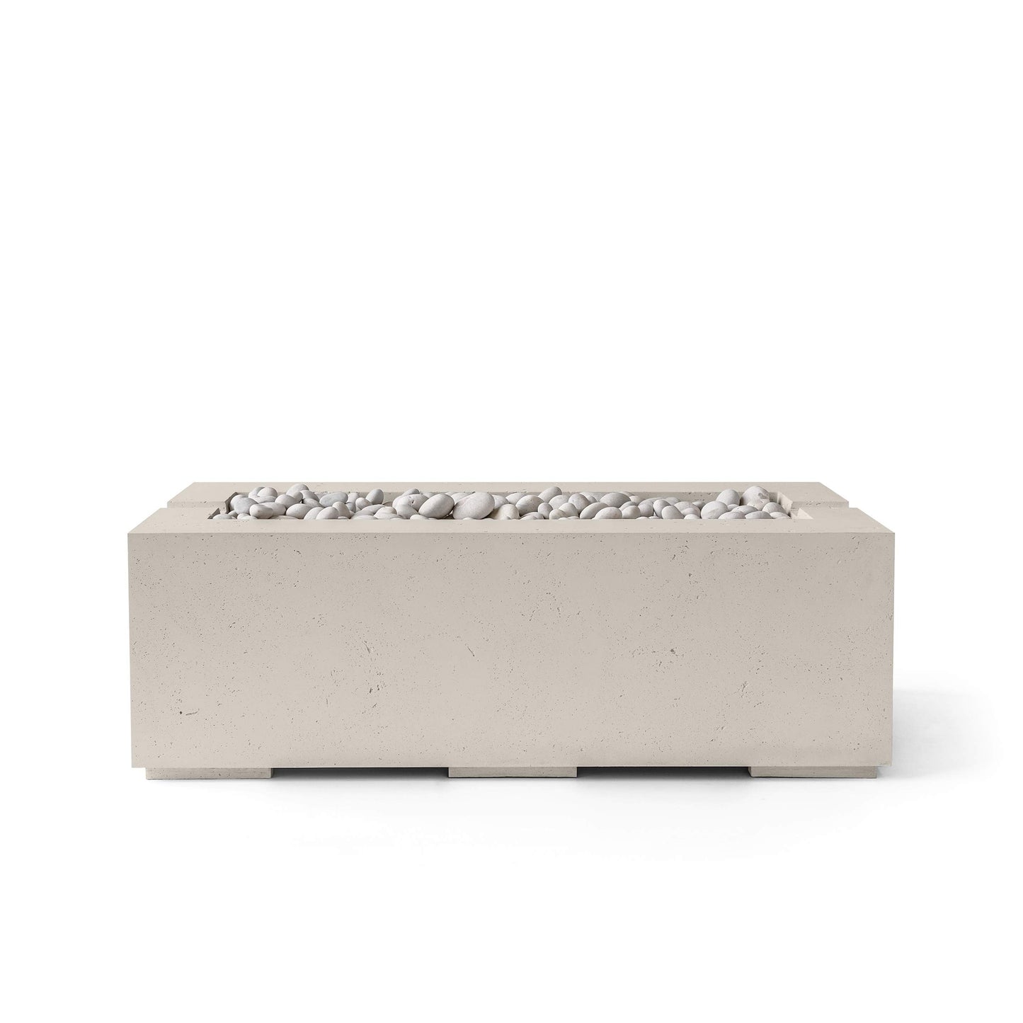 Avera 60" Rectangle Concrete Fire Pit - Electronic Ignition 24VAC