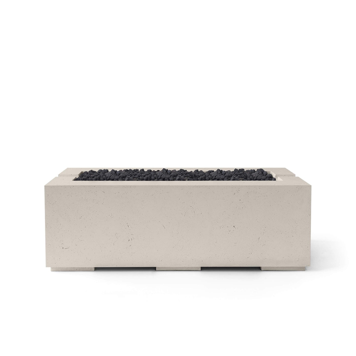 Avera 60" Rectangle Concrete Fire Pit - Electronic Ignition 24VAC