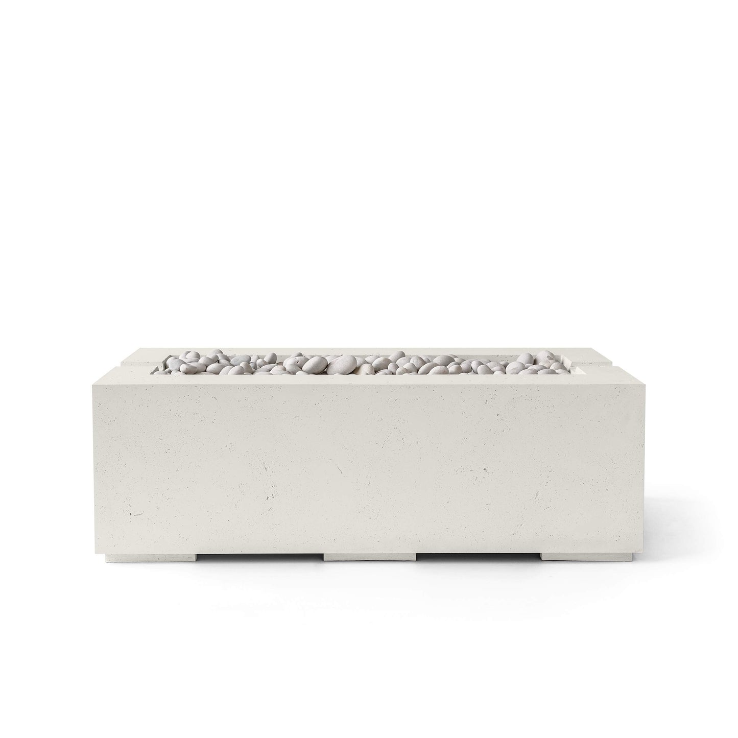 Avera 60" Rectangle Concrete Fire Pit - Electronic Ignition 24VAC