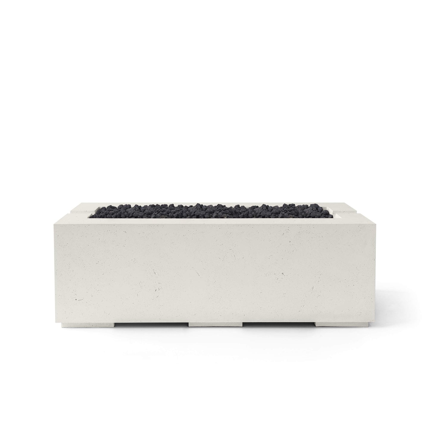 Avera 60" Rectangle Concrete Fire Pit - Electronic Ignition 24VAC