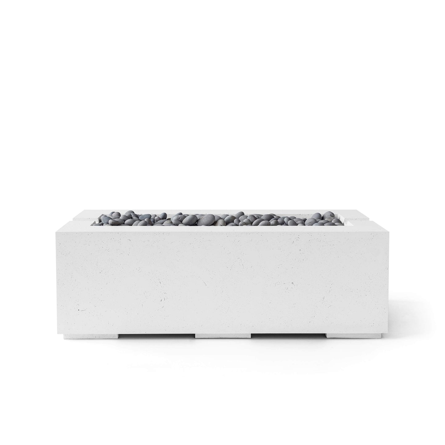 Avera 60" Rectangle Concrete Fire Pit - Electronic Ignition 24VAC