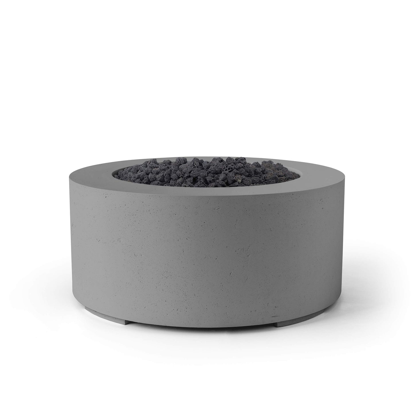 Belmont 36" Round Concrete Fire Pit - Match Lit