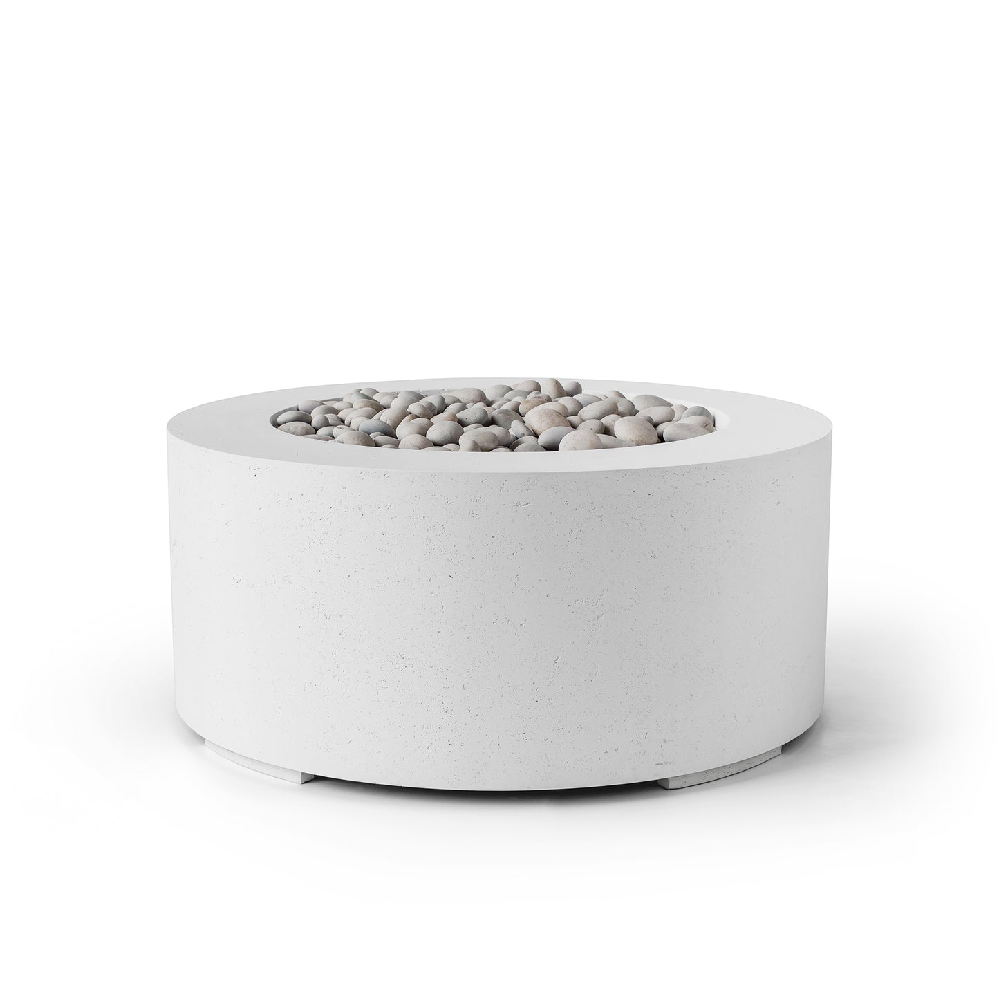 Belmont 36" Round Concrete Fire Pit - Match Lit