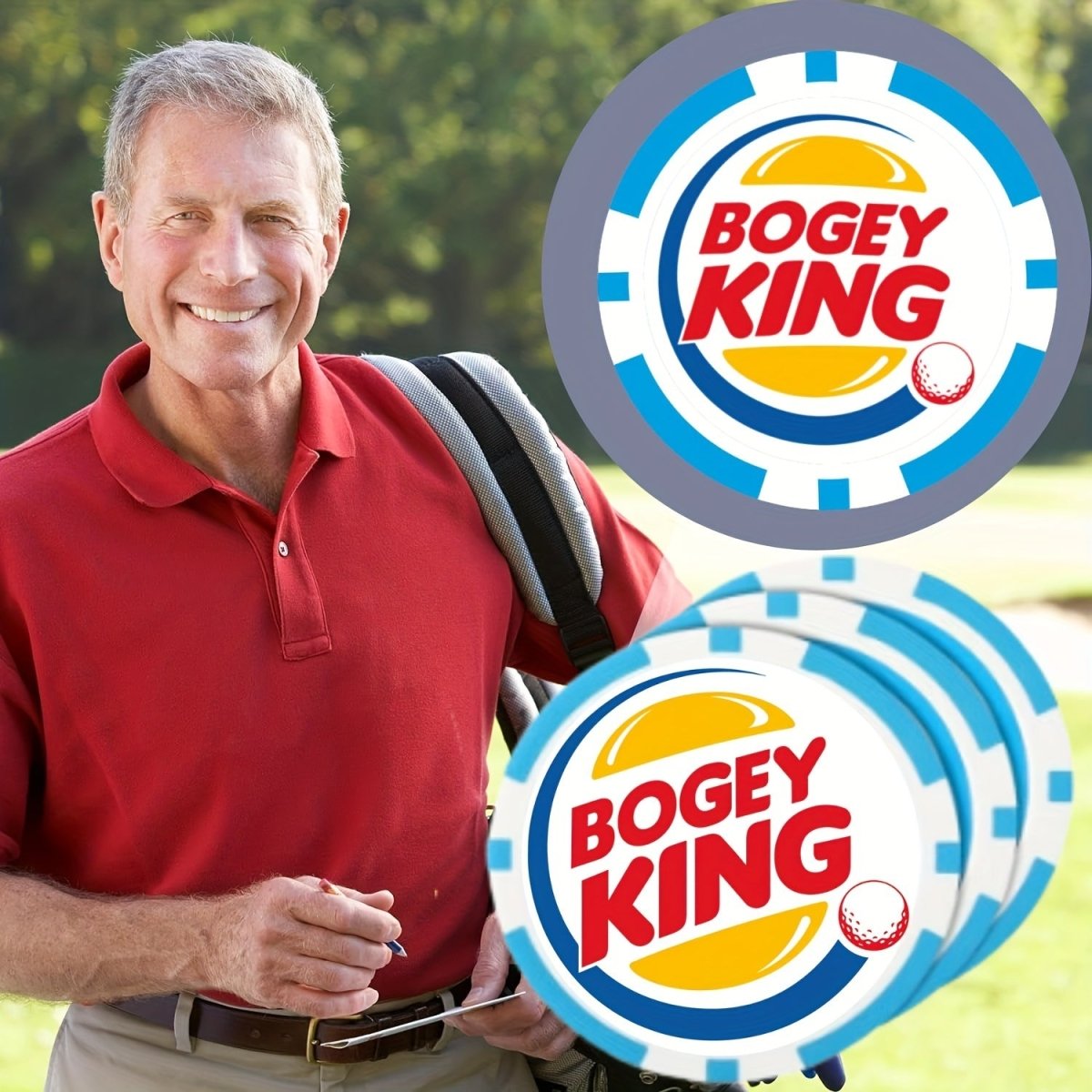 Bogey King Poker Chip Ball Marker