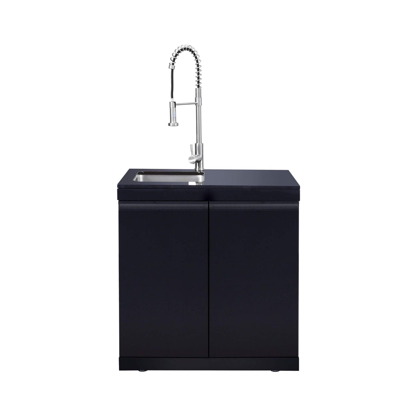 Castelle Flame Summit 6-Burner 85000 BTU BBQ Island with Sink and Fridge