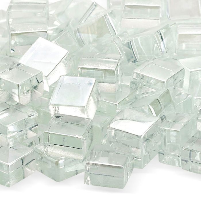 1/2" Fire Glass 2.0 Cubes - 10lbs (Jar)