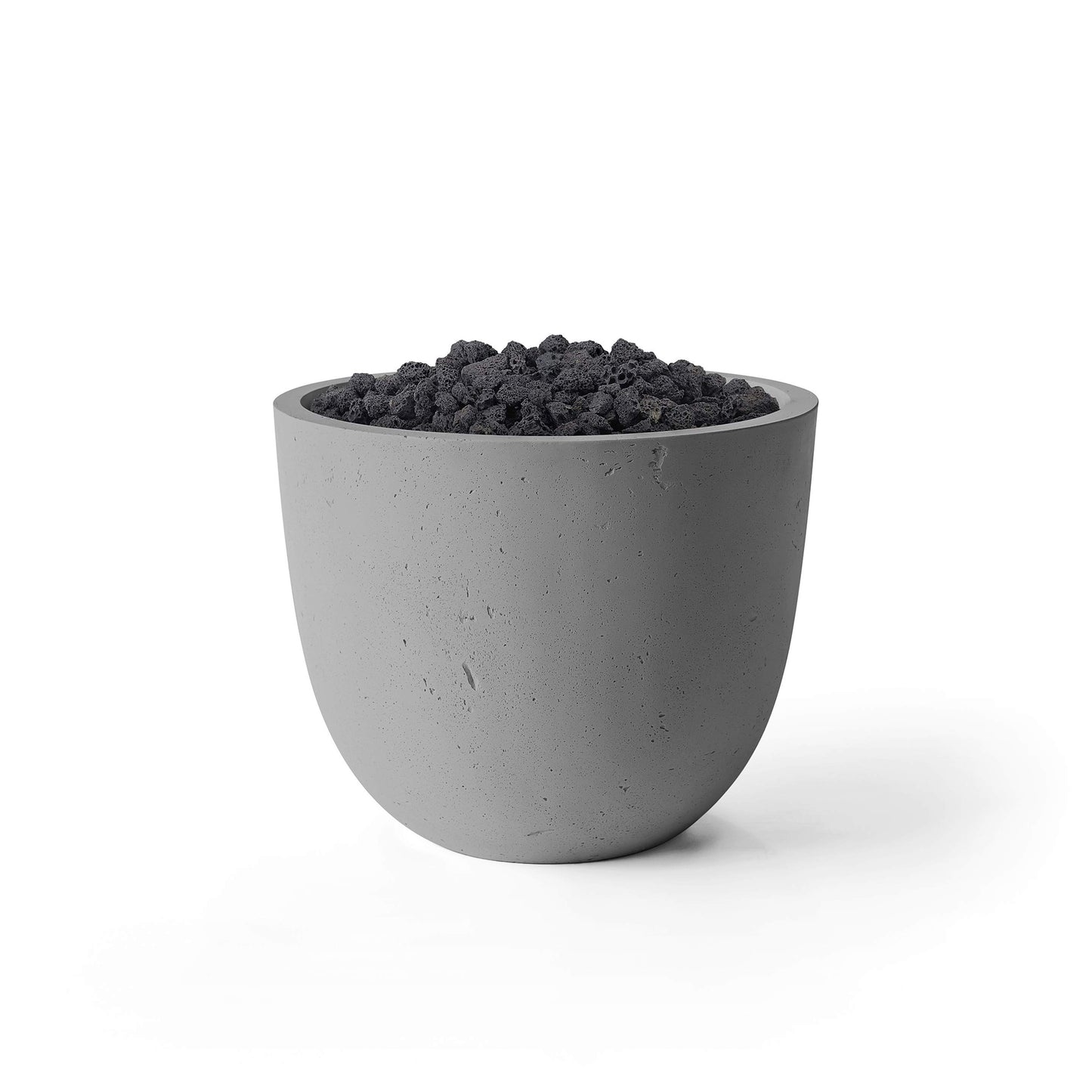 Element 20.5" Round Concrete Fire Pit - Match Lit