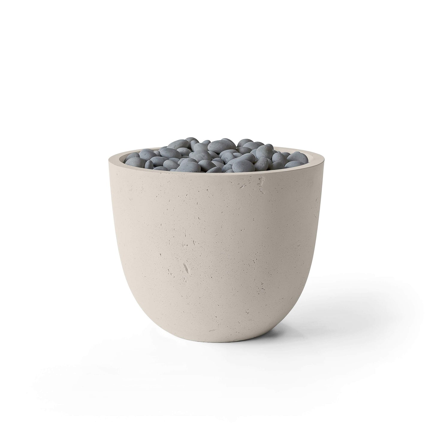 Element 20.5" Round Concrete Fire Pit - Match Lit