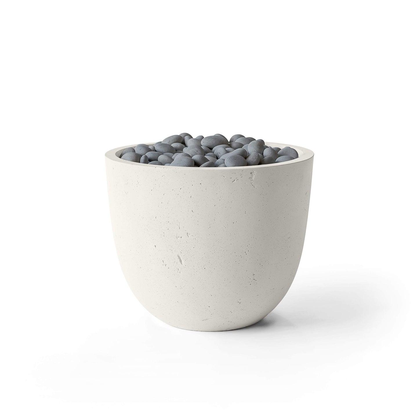 Element 20.5" Round Concrete Fire Pit - Match Lit