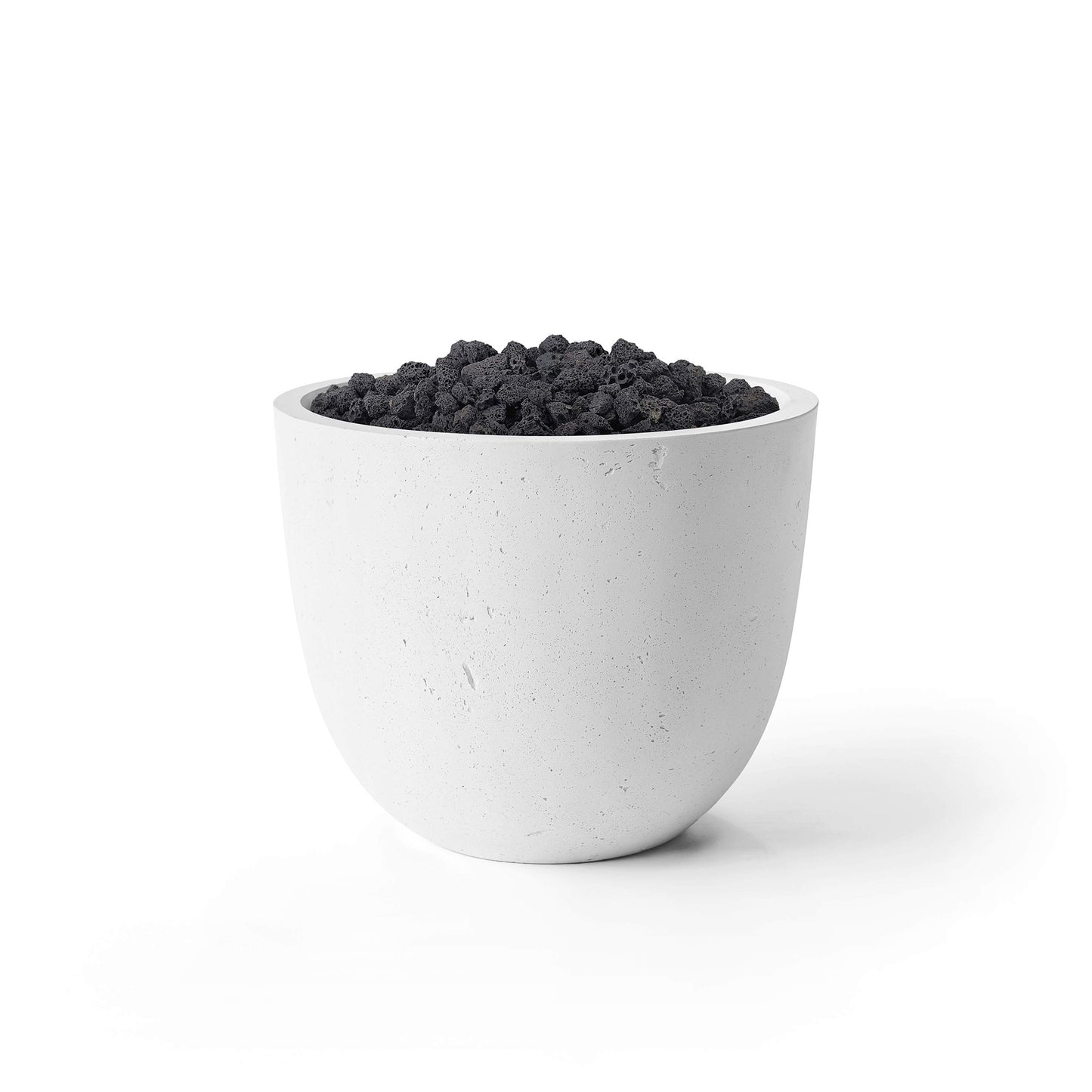 Element 20.5" Round Concrete Fire Pit - Match Lit
