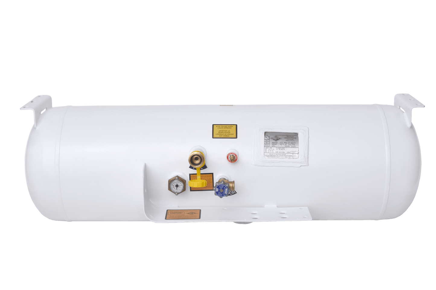 Flame King 29.3 Gal ASME Propane Tank Cylinder Rv Trailer