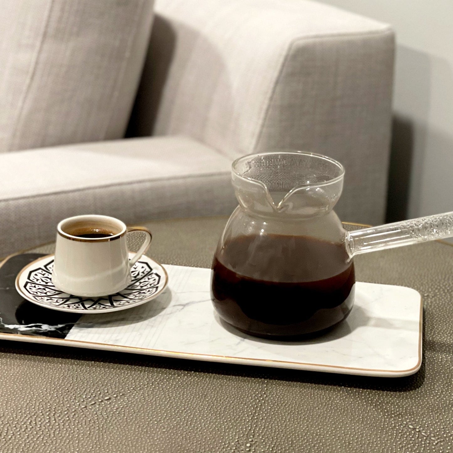 Glass Turkish Coffee Pot