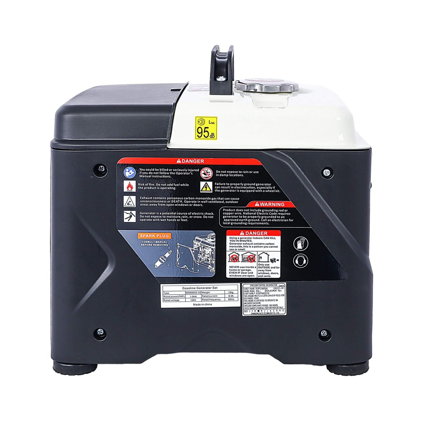 Heavy-Duty 1200W Ultra-Quiet Portable Gas Engine Inverter Generator