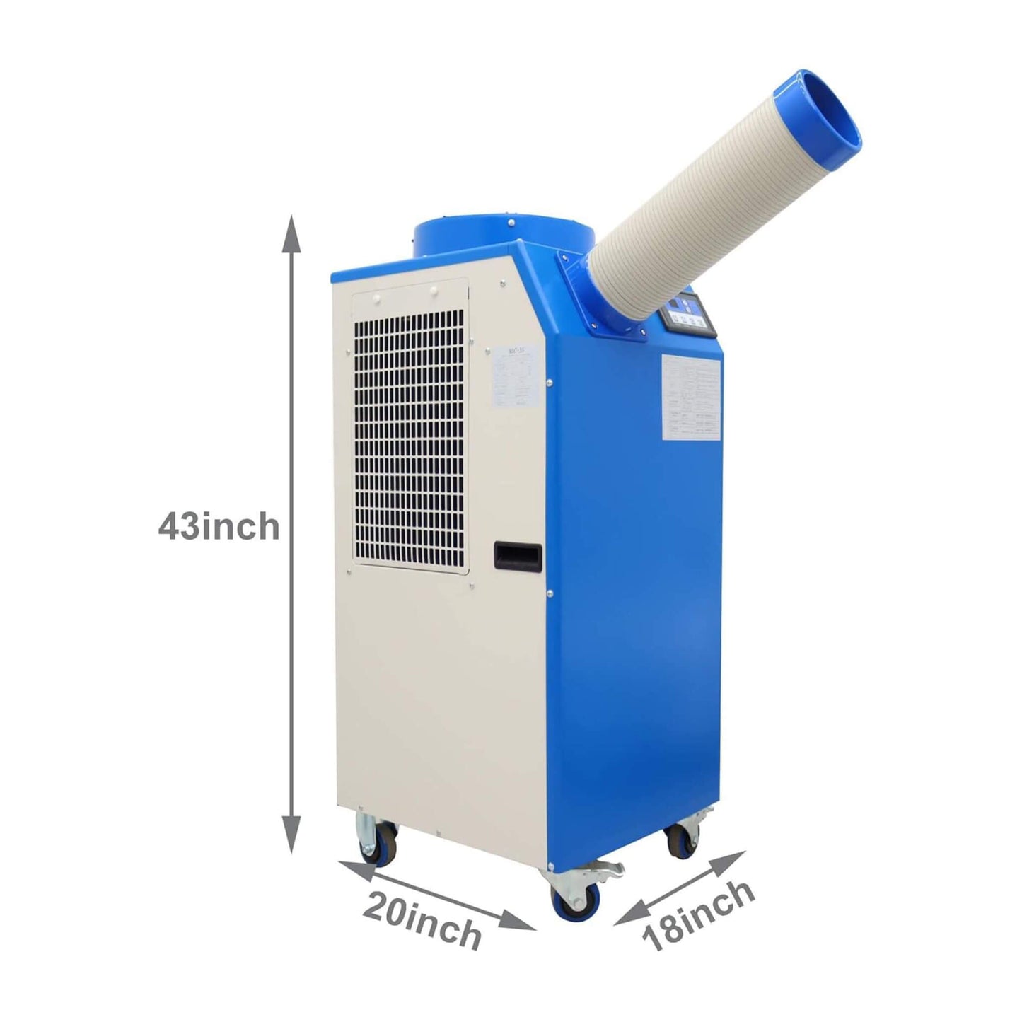 Heavy-Duty 220V Portable 11K BTU Outdoor Industrial Spot Cooler Air Conditioner