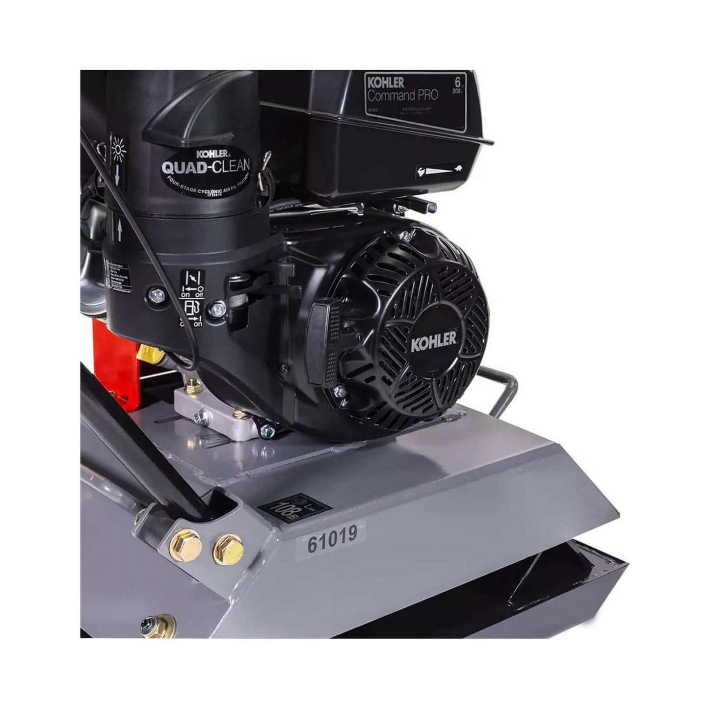 Heavy-Duty 6HP Industrial Gas-Powered Quad Clean Vibratory Plate Dirt Soil Road Compactor