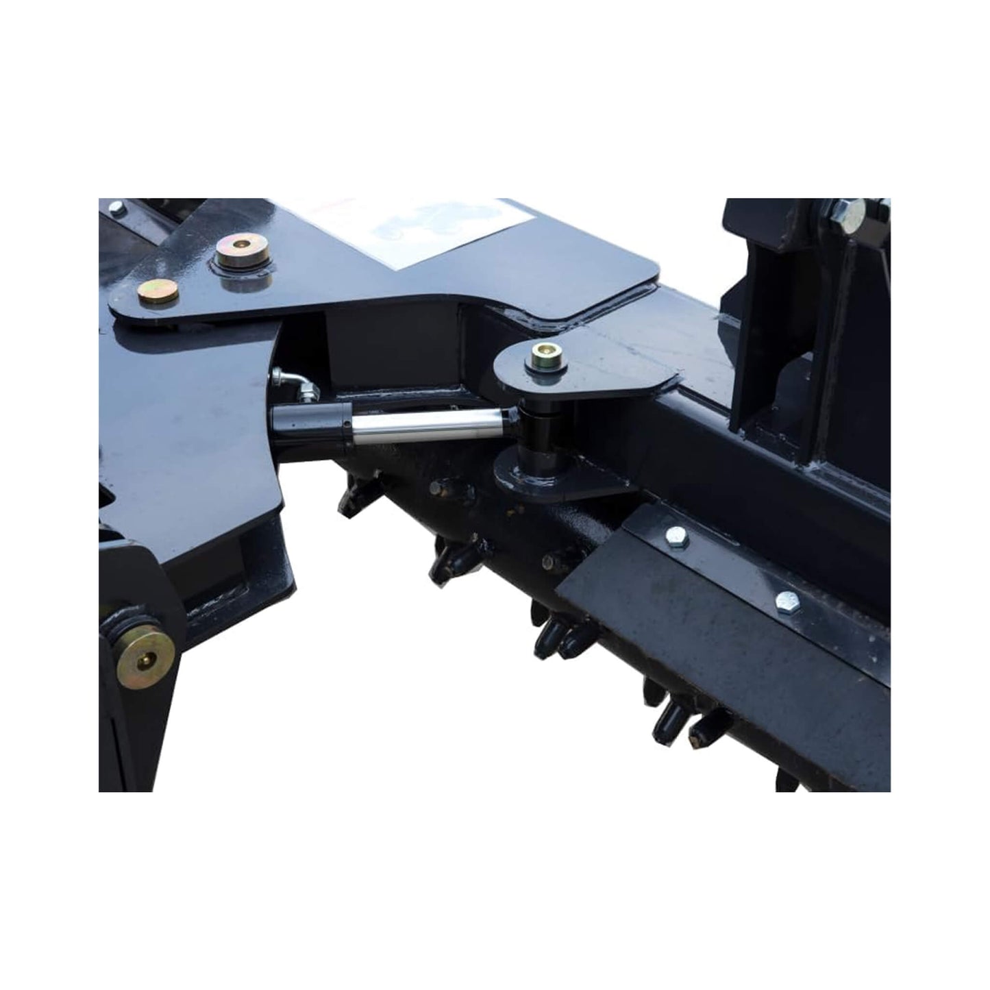 Heavy-Duty 72-Inch Industrial Soil Power Rake Skid Steer Attachment