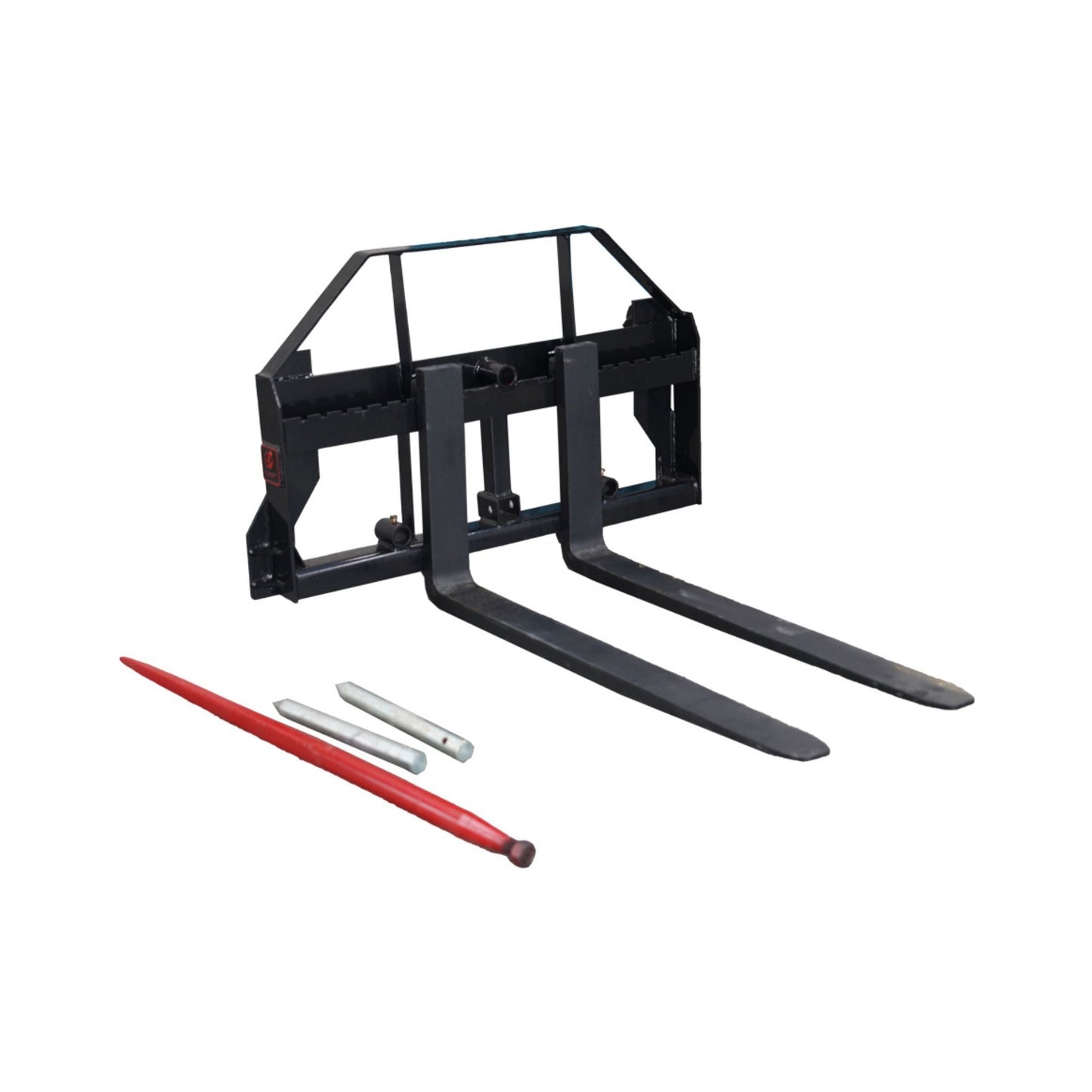 Heavy-Duty Commercial Pallet Fork Frame Hay Attachment