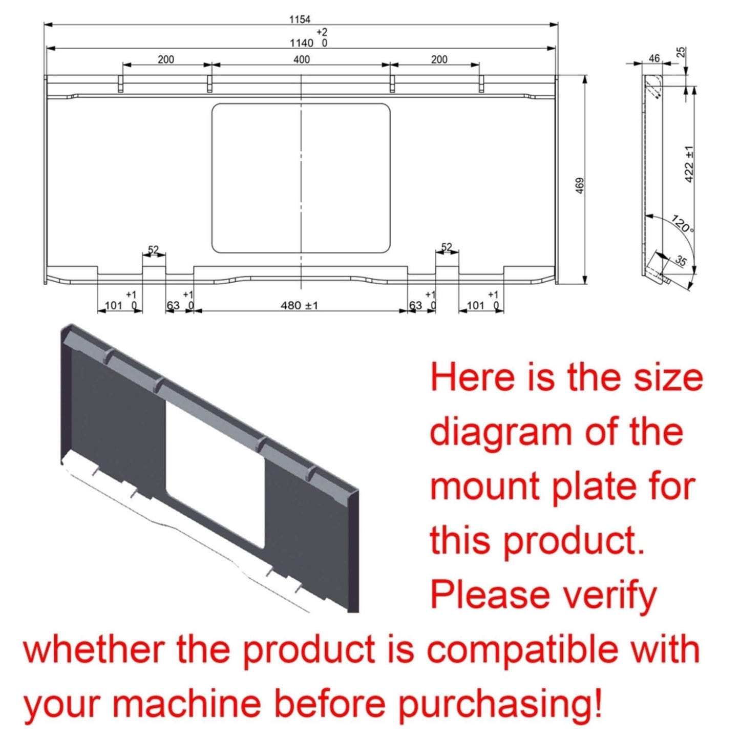 Heavy-Duty Skid Steer Auger Drive Attachment with 12-Inch Post Hole Bit