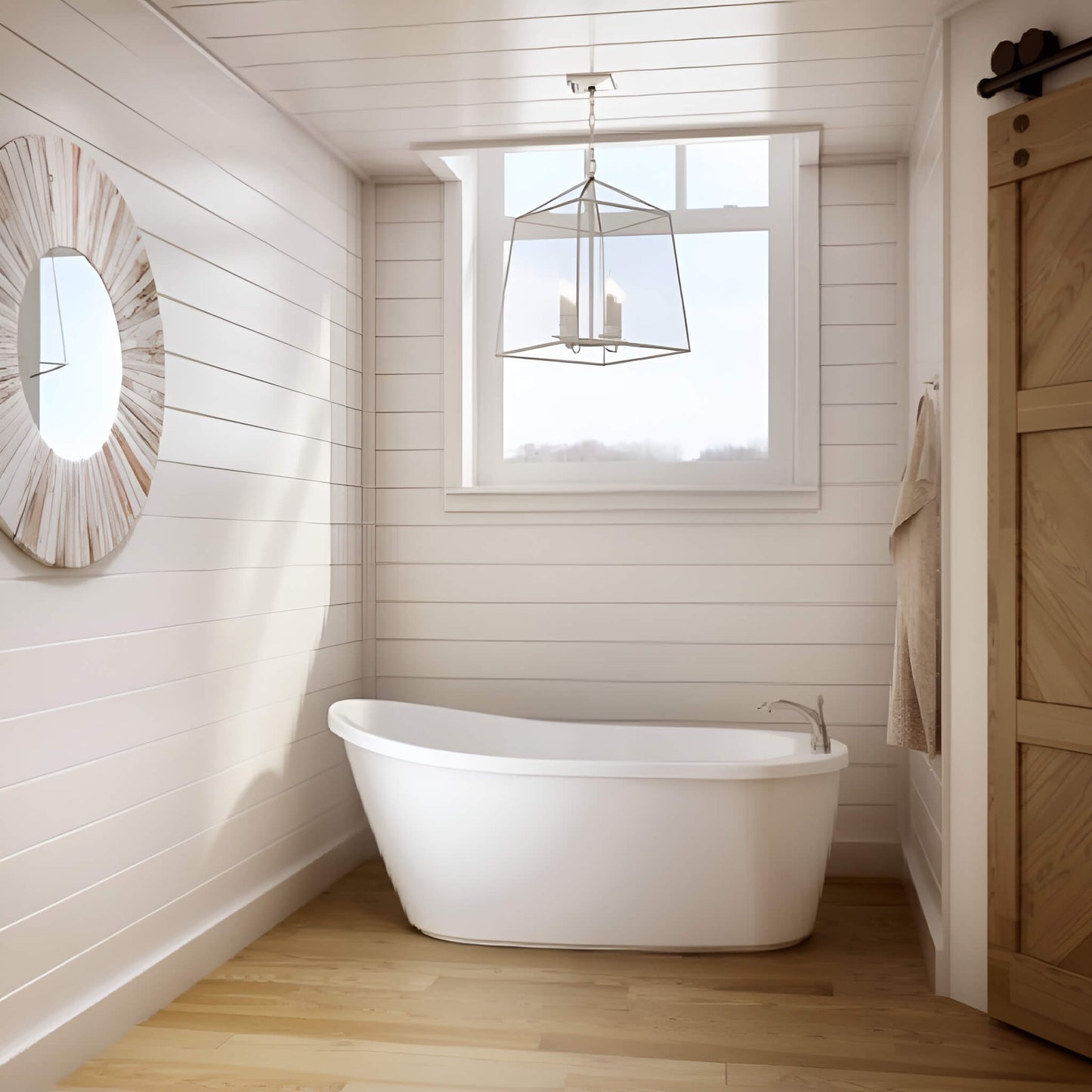 Jacuzzi Arietta 59" Freestanding Soaking Bathtub
