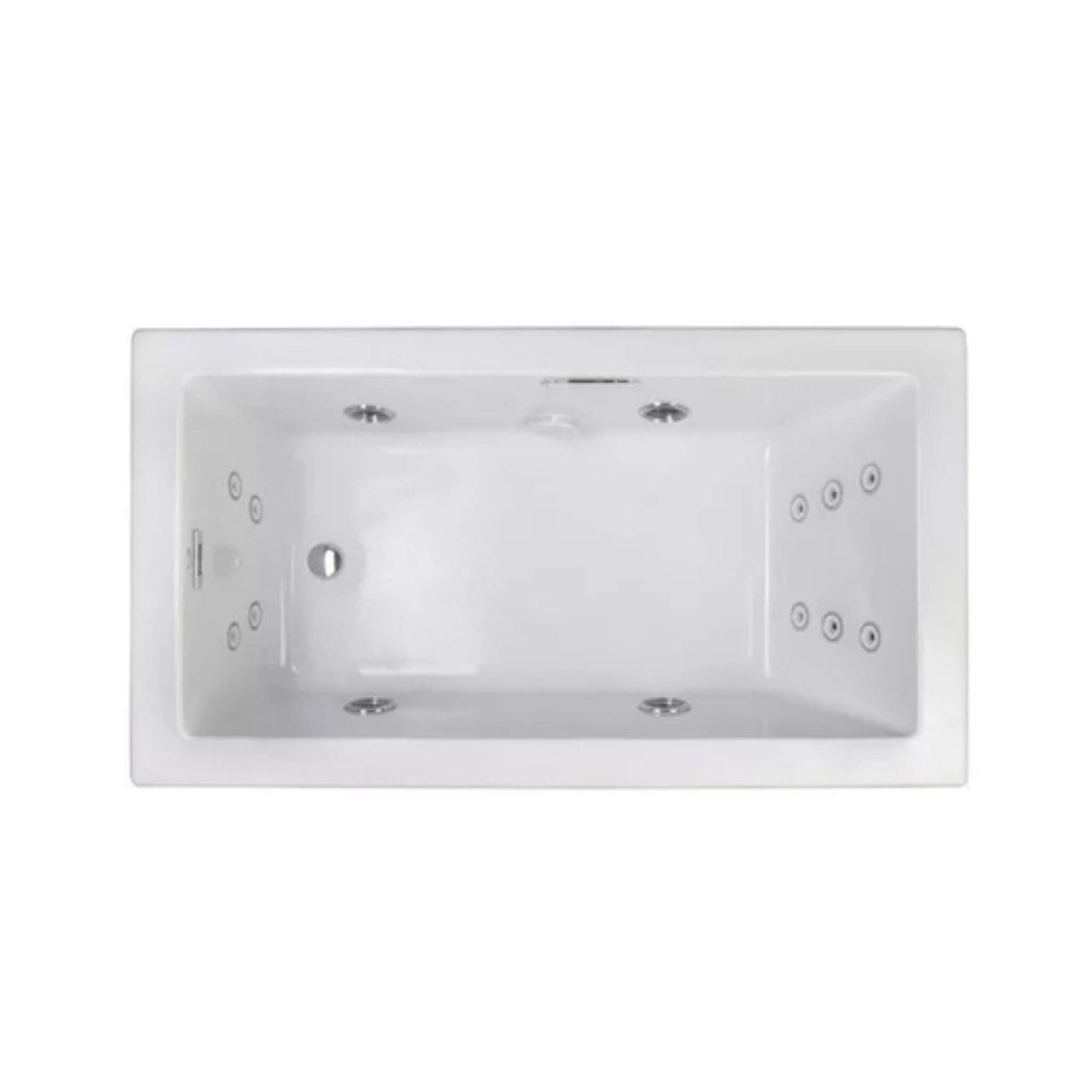 Jacuzzi Elara 72" Rectangle Acrylic Drop-In Whirlpool Bath