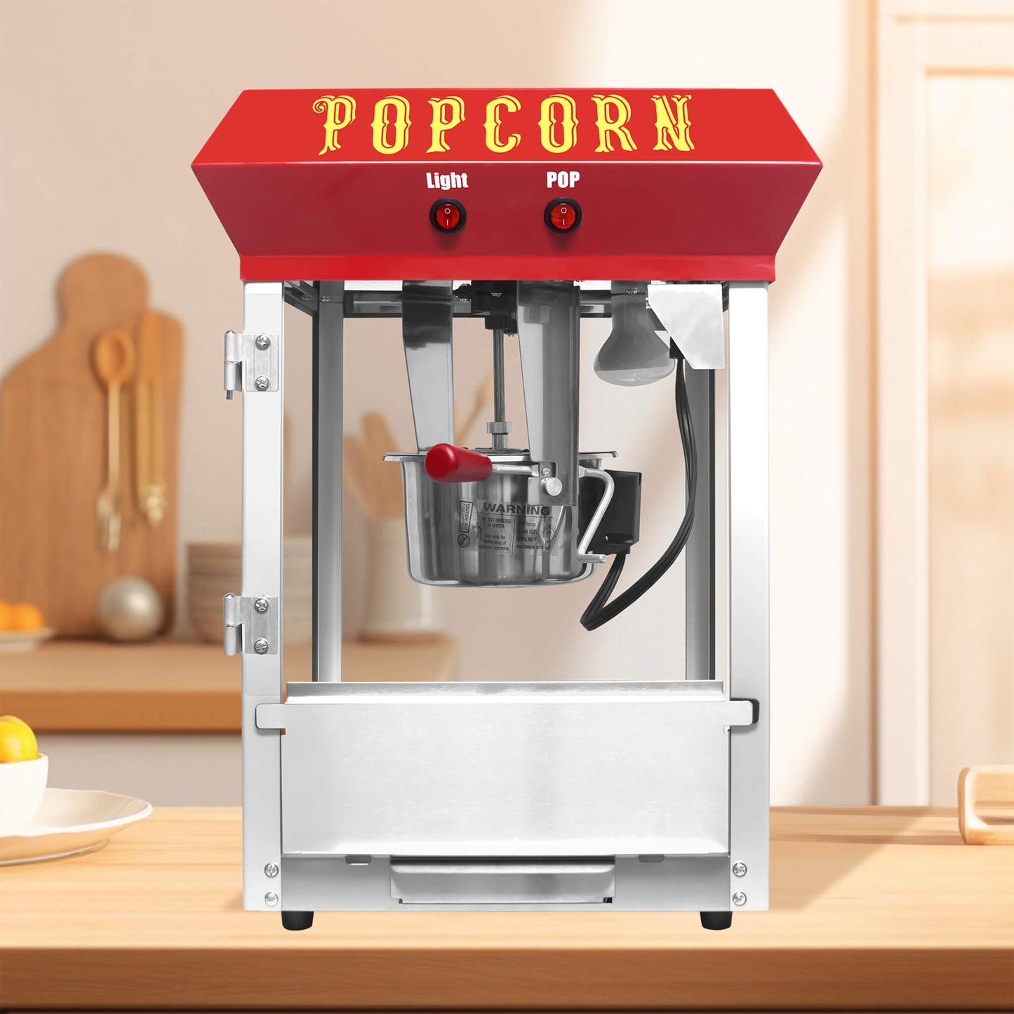 Kaitu Premium Commercial Bar Style 6-Ounce Popcorn Machine Maker