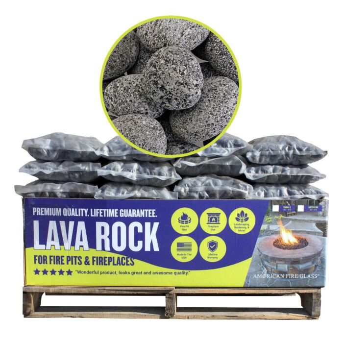 Medium Gray Lava Stone - 1" - 2"