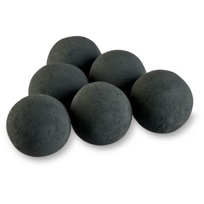 4" Lite Stone Fire Balls - Set of 6