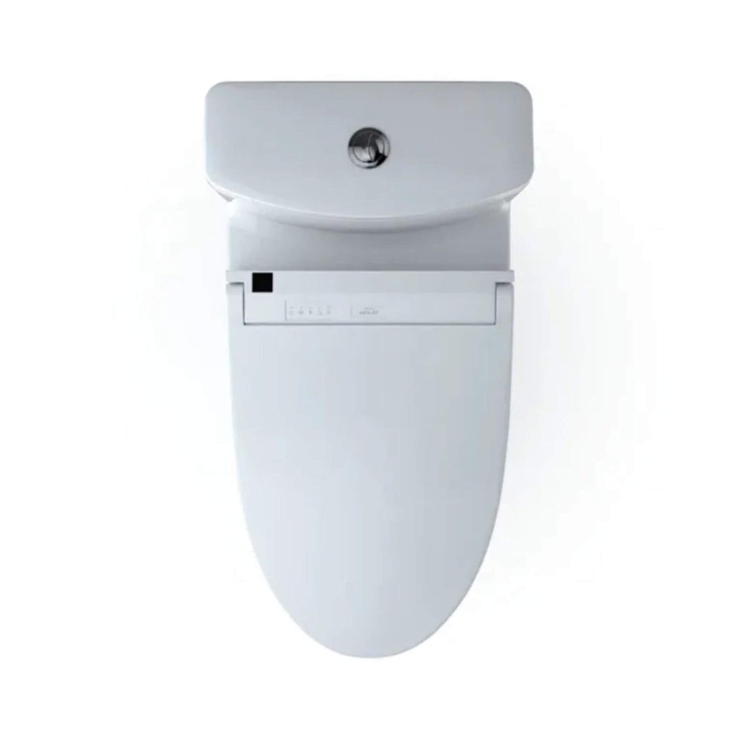 TOTO Aquia IV Washlet Elongated Chair Height Bidet Toilet Seat with Button Flush