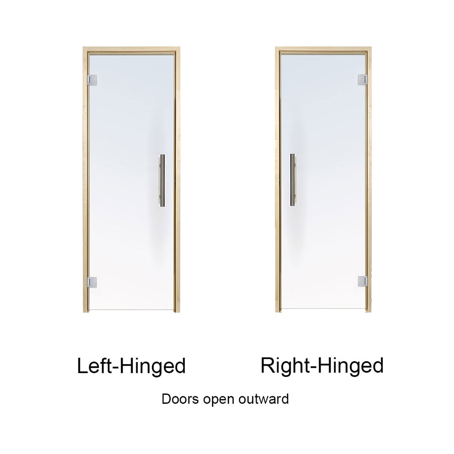 Prosaunas 36X81 Aspen Prehung ADA Tinted Glass Sauna Door