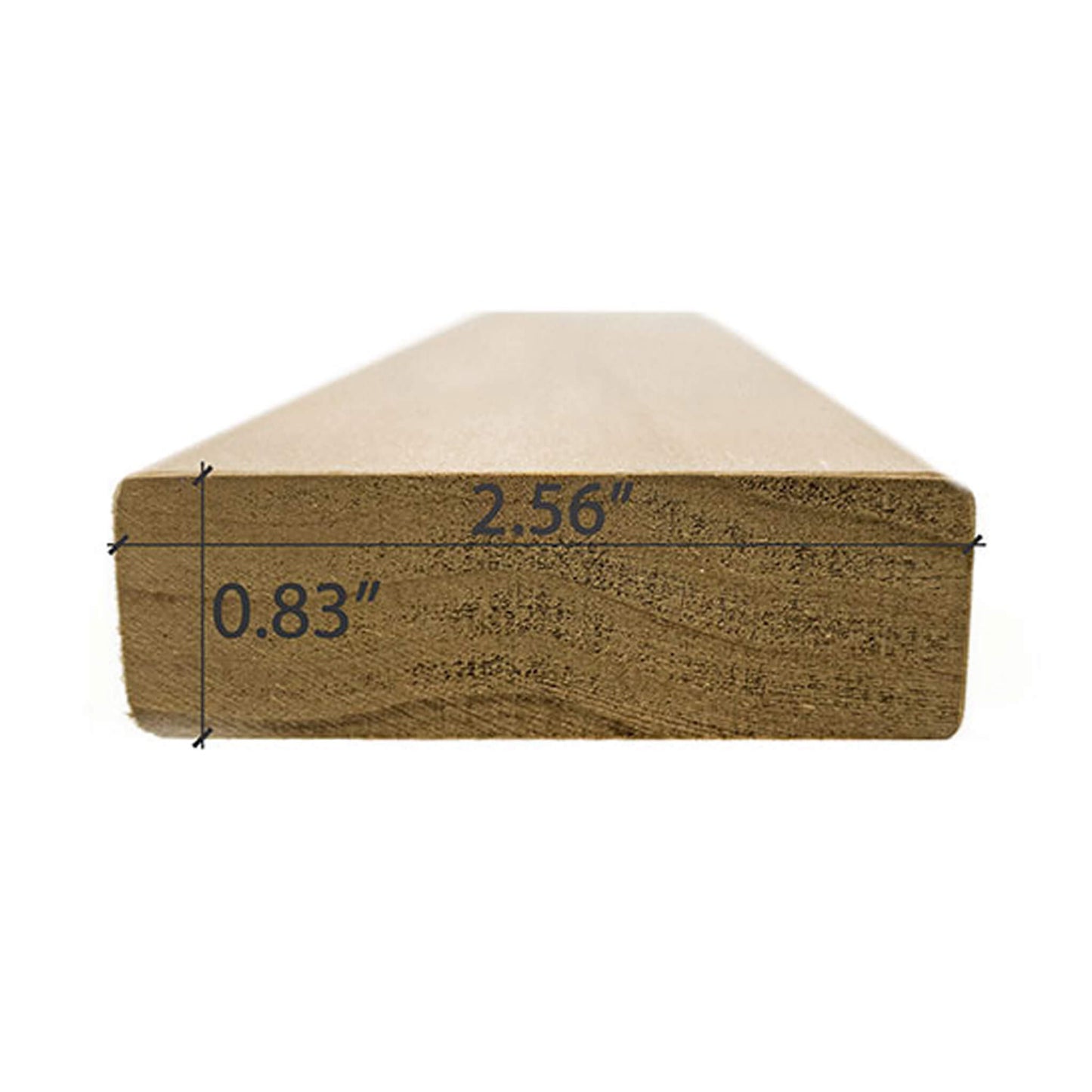 Prosaunas Thermo-Aspen 1X3 S4SEE SHP Sauna Bench Wood