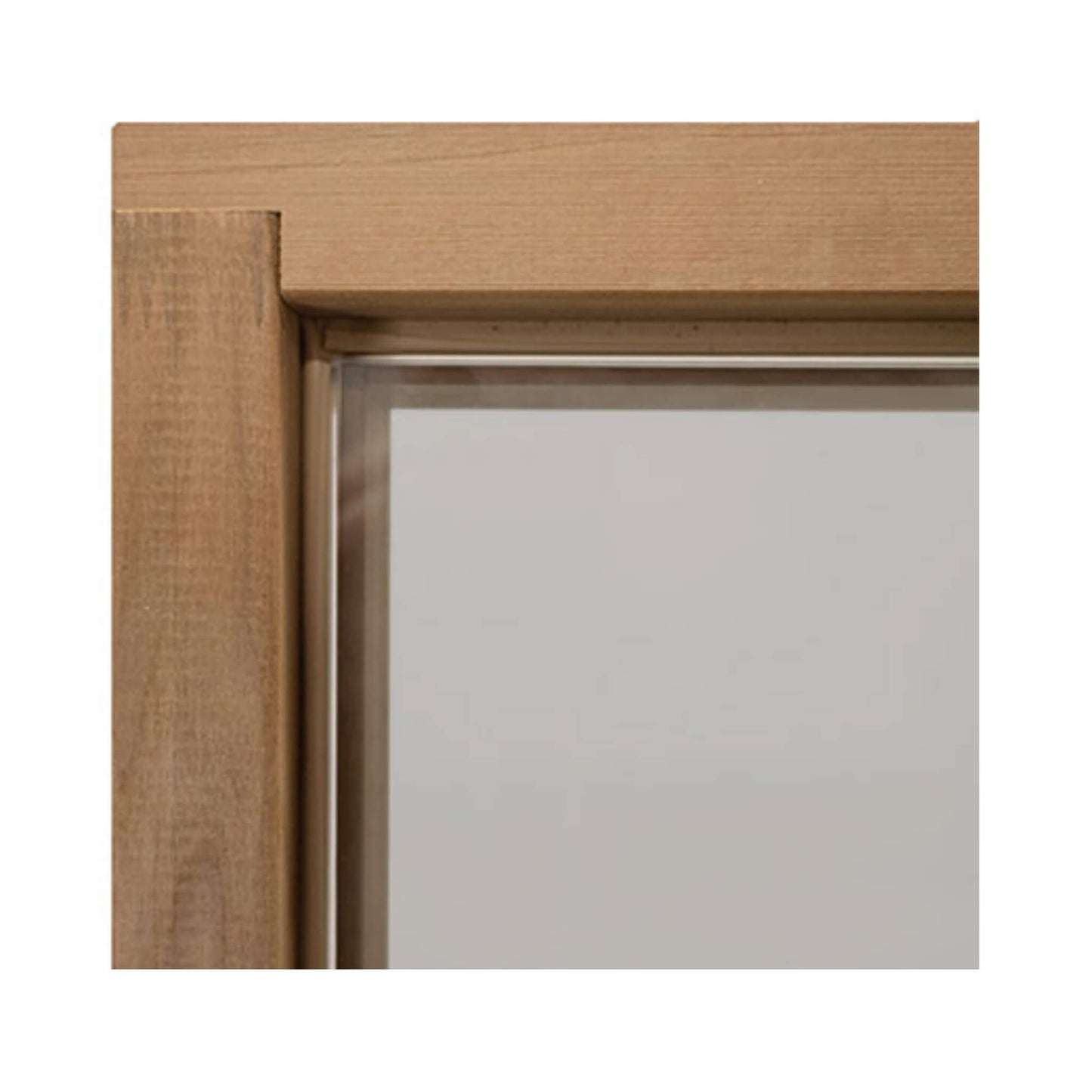 Prosaunas 36" x 81" Thermo-Aspen Tinted Prehung ADA Glass Sauna Door